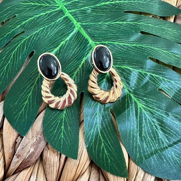 BOGO FREE VINTAGE DOOR KNOCKER ENABLE EARRINGS 90’s - Picture 1 of 5